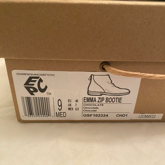 Gentle Souls chocolate brown booties - Picture 7 of 7